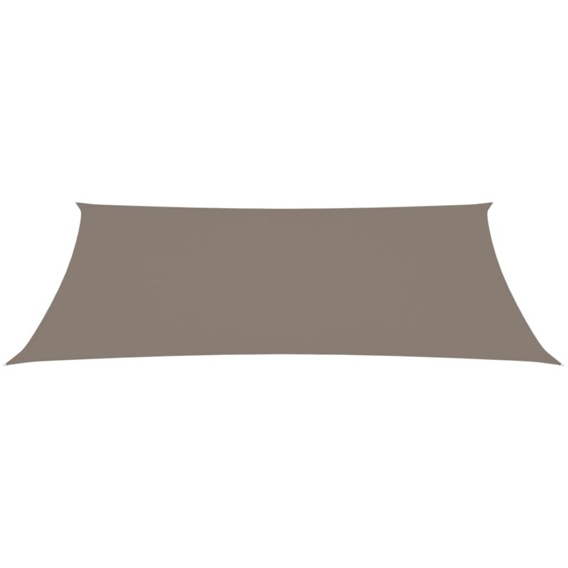 Bonnevie - Voile d'ombrage, Protection Solaire, pour Jardin Terrasse Extérieur, Tissu Oxford rectangulaire 2,5x5 m Taupe OIB8848E - Taupe