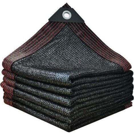 Voile d'ombrage Protection Solaire Toile Rectangulaire, HDPE 90% Anti-UV Auvent de Voiture avec Cordes et Serre-câbles pour Jardin, Terrasse, Balcon, Camping, Pergola(2x3m)