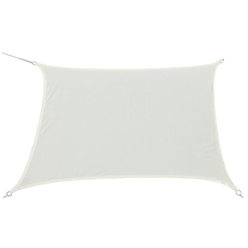 Jardideco - Voile d'ombrage rectangulaire first 2,00 x 1,40 m - Sable
