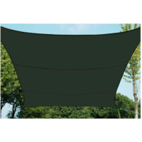 Voile d'ombrage rectangulaire 3 x 4 m - Curacao - Gris