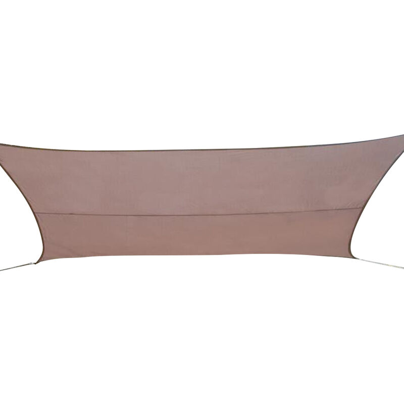 Hesperide - Voile d'ombrage rectangulaire 3 x 4 m - Curacao - Taupe