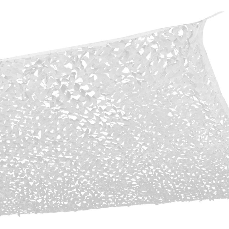 Voile d'ombrage rectangulaire design camouflage 3x6M blanc, voile d'ombrage, filet d'ombrage