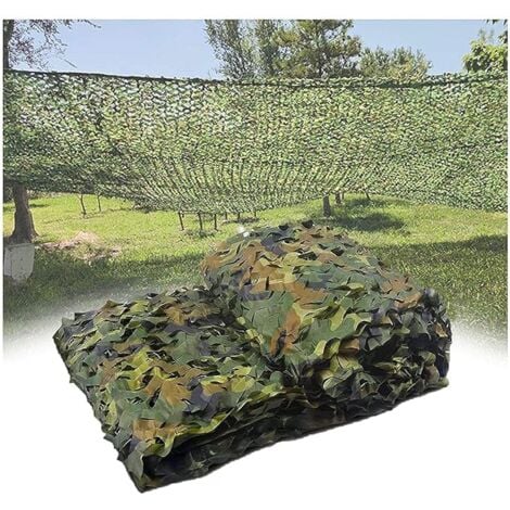 L&H-CFCAHL Filet de Camouflage Militaire Grande Taille Parfaits pour Chasse, Ombrage,Camouflage Décoration,Parasol,Terrasse Protection Solaire 2x3m