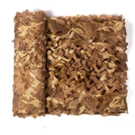 Voile d'ombrage rectangulaire en maille colorée, design camouflage, 4x5 mètres, filet de protection solaire, filet pare-soleil