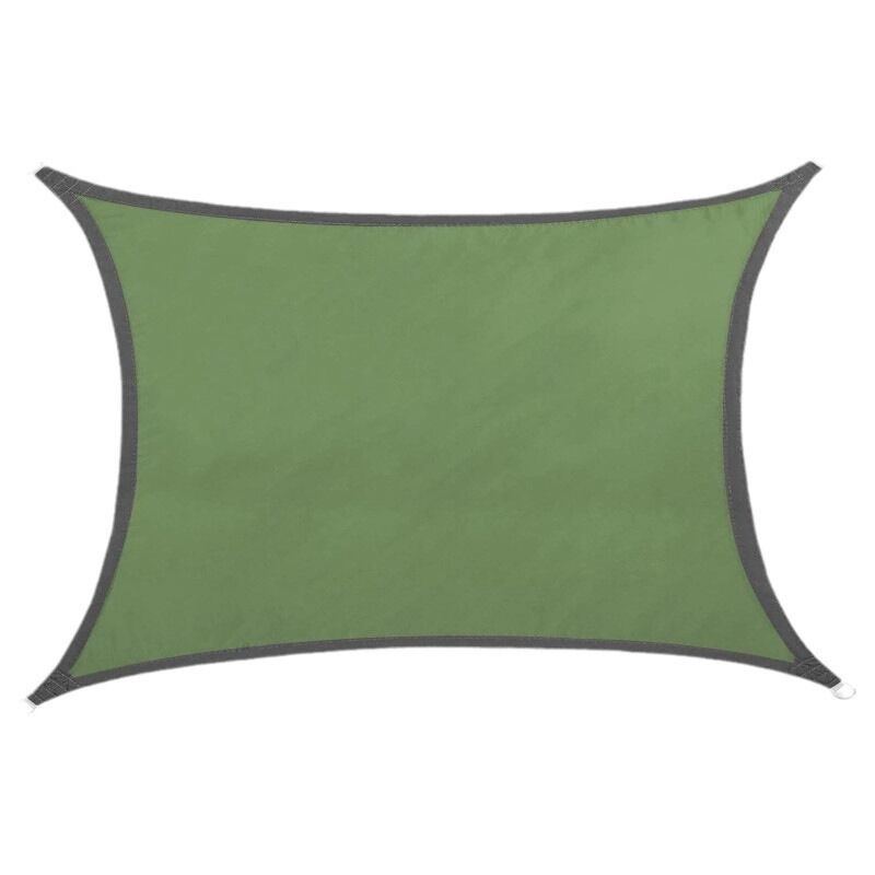 Voile d'ombrage Rectangulaire Imperméable Toile Ombrage UV Protection pour Patio Jardin, Terrasse,Extérieur, Balcon