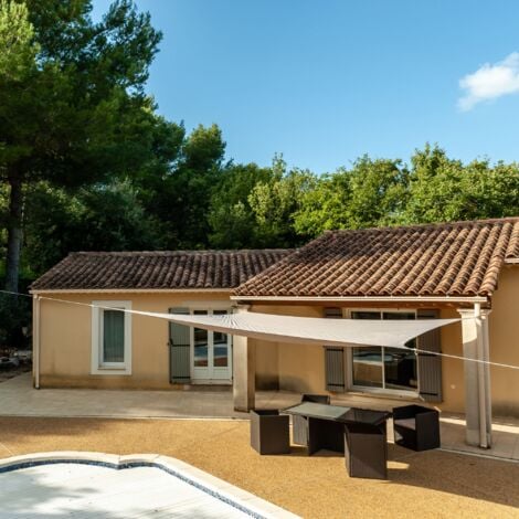 Voile d'ombrage taupe WERKA PRO 4 x 5 m