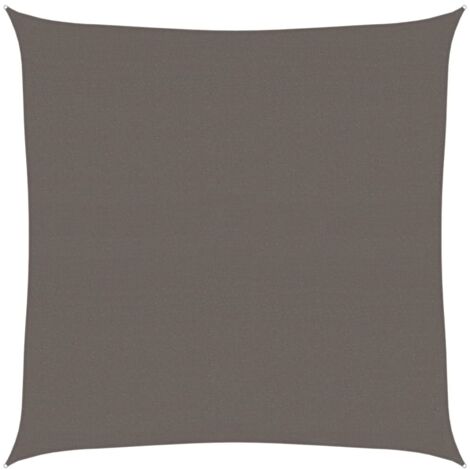 Voile d'ombrage Toile d'ombrage  160 g/m² Anthracite 4,5x4,5 m PEHD 75113