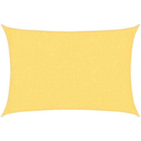 Voile d'ombrage Toile d'ombrage  160 g/m² Beige 2x2,5 m PEHD 57662