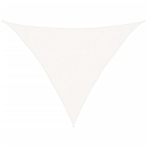 Voile d'ombrage Toile d'ombrage  160 g/m² Blanc 3x3x4,2 m PEHD 38923