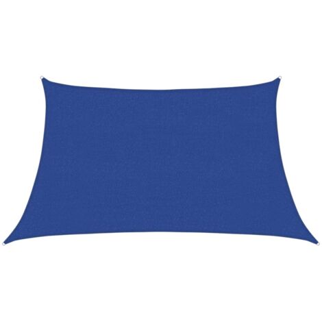Voile d'ombrage Toile d'ombrage  160 g/m² Bleu 3/4x2 m PEHD 62376