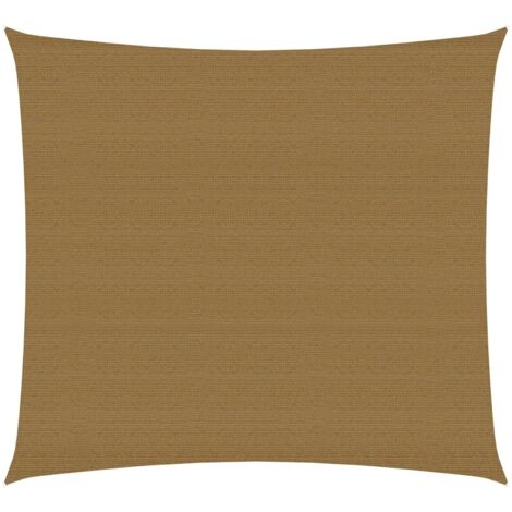 Voile d'ombrage Toile d'ombrage 160 g/m² Taupe 2x2 m PEHD 29343