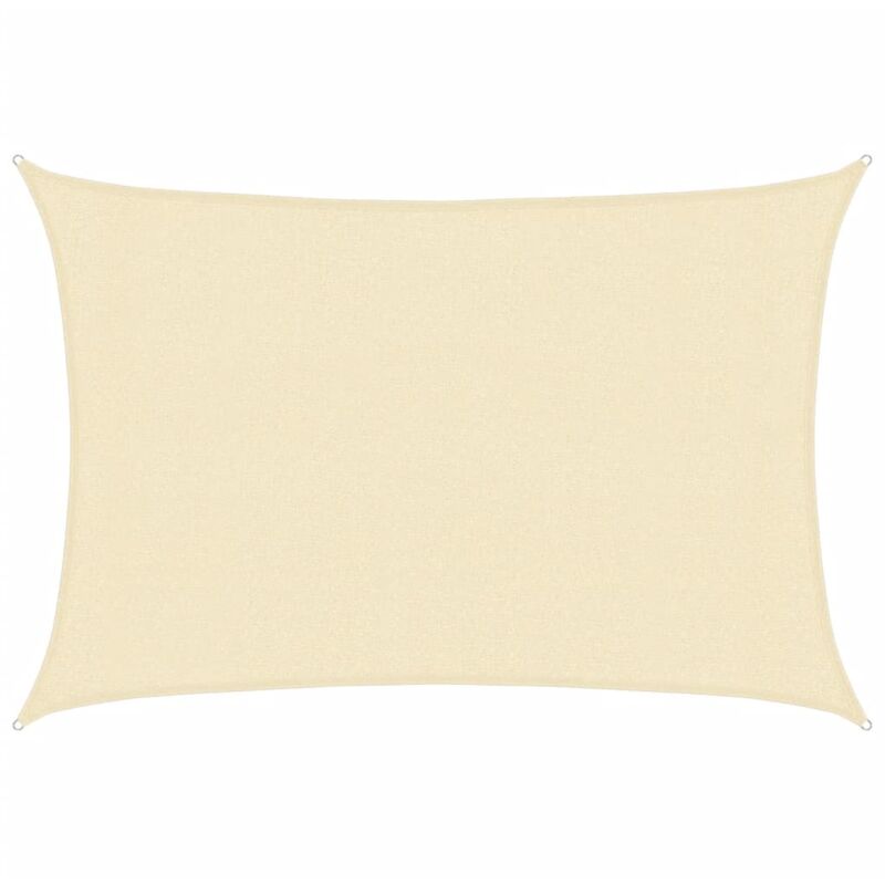 Maison Chic - Voile d'ombrage Toile d'ombrage 160 g/m² Crème 3x4 m pehd 34887