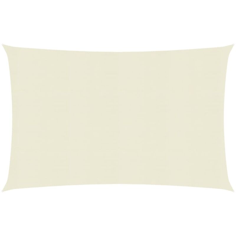 Devenirriche - inlife Voile d'ombrage 160 g/m² Crème 4x5 m pehd - Crème