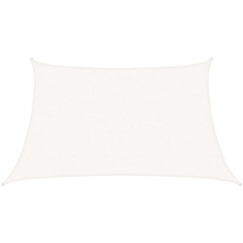 Maisonchic - Voile d'ombrage, Toile Ombrage, Terrasse Extérieur 160 g,m² Blanc 3,4x2 m pehd OWV44204 design in