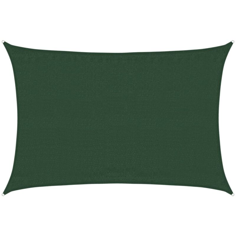 Maisonchic - Voile d'ombrage, Toile Ombrage, Terrasse Extérieur 160 g,m² Vert foncé 3,5x4,5 m pehd OWV94371 design in