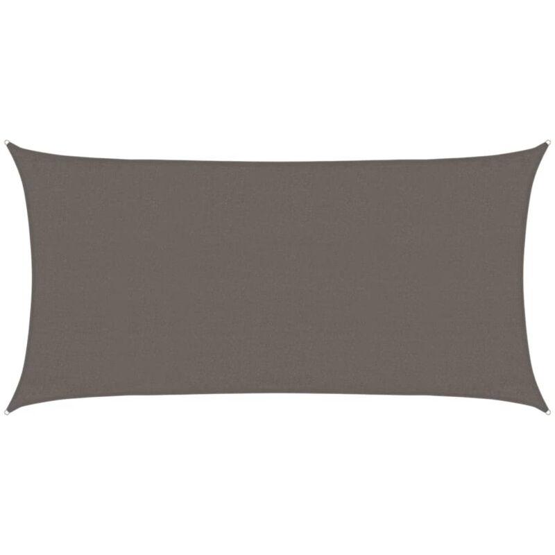 Maisonchic - Voile d'ombrage, Toile Ombrage, Terrasse Extérieur 160 g,m² Anthracite 3x6 m pehd OWV14977 design in