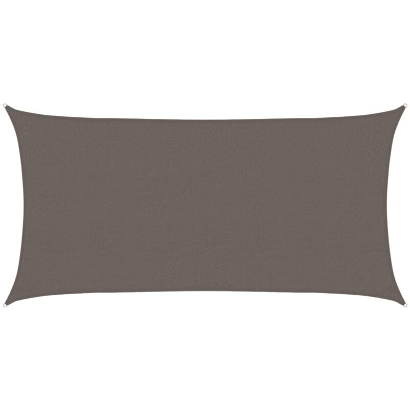 Voile d'ombrage, Toile Ombrage, Terrasse Extérieur pehd 2x3,5 m Anthracite OWV33575 design in