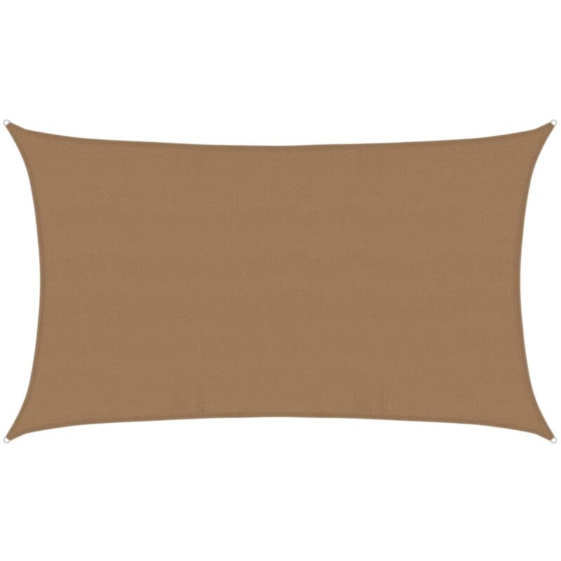 Maisonchic - Voile d'ombrage, Voile de Parasol, Toile Ombrage 160 g,m² Taupe 5x8 m pehd CON903872 design in