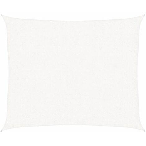 Voile d'ombrage - Toile solaire - Voile de parasol 160 g/m² Blanc 2,5x3 m PEHD Chic-680977