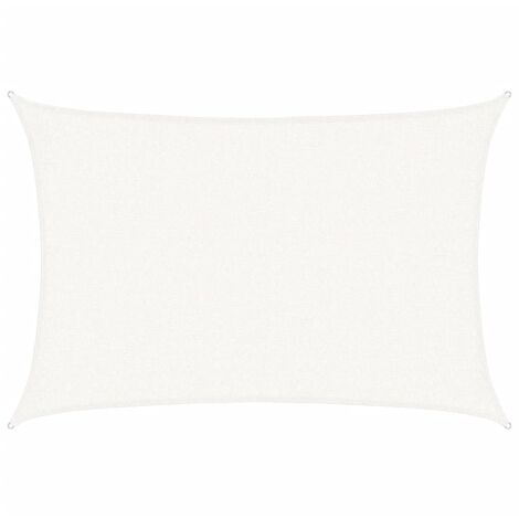 Voile d'ombrage - Toile solaire - Voile de parasol 160 g/m² Blanc 2x2,5 m PEHD Chic-976662