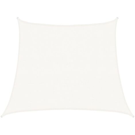 Voile d'ombrage - Toile solaire - Voile de parasol 160 g/m² Blanc 3/4x3 m PEHD Chic-734275