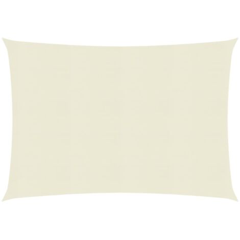 Voile d'ombrage - Toile solaire - Voile de parasol 160 g/m² Crème 2x2,5 m PEHD Chic-356353