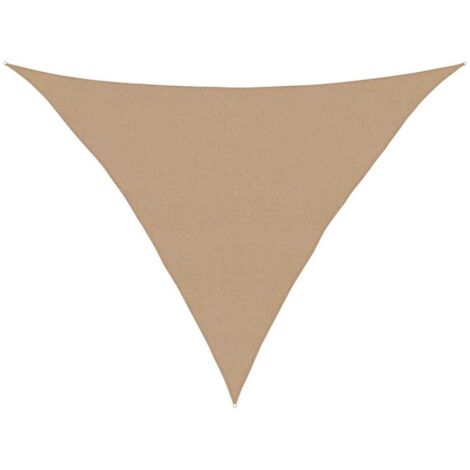 Voile d'ombrage - Toile solaire - Voile de parasol 160 g/m² Taupe 5x5x6 m PEHD Chic-727723