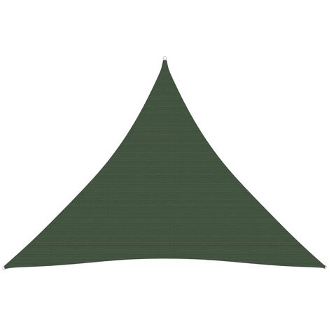 Voile d'ombrage - Toile solaire - Voile de parasol 160 g/m² Vert foncé 4,5x4,5x4,5 m PEHD Chic-941370