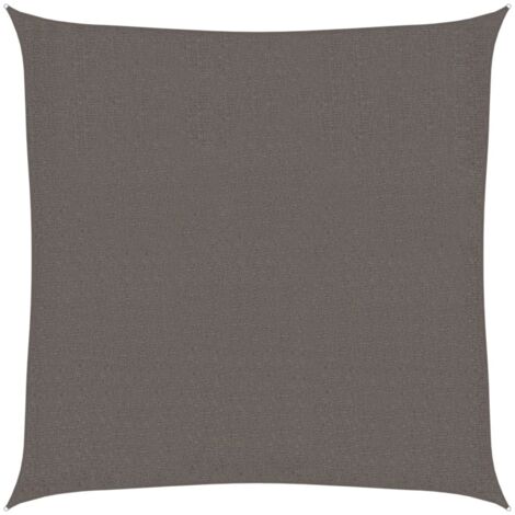 Voile d'ombrage - Toile solaire - Voile de parasol PEHD Carré 2 x 2 m Anthracite Chic-856501