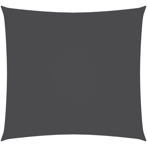 Voile d'ombrage - Toile solaire - Voile de parasol Tissu Oxford Carré 2 x 2 m Anthracite Chic-834696