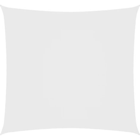 Voile d'ombrage - Toile solaire - Voile de parasol Tissu Oxford carré 2x2 m Blanc Chic-891958
