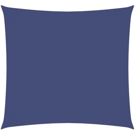 Voile d'ombrage - Toile solaire - Voile de parasol Tissu Oxford carré 3,6x3,6 m Bleu Chic-168627