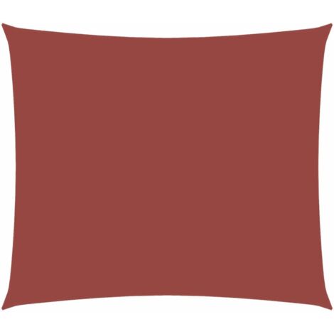 Voile d'ombrage - Toile solaire - Voile de parasol Tissu Oxford rectangulaire 2,5x3,5 m Terre cuite Chic-712619