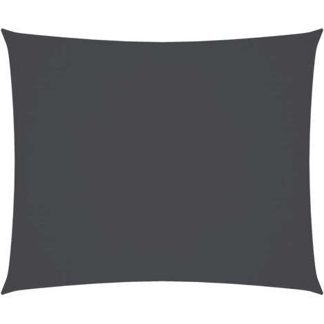 Voile d'ombrage - Toile solaire - Voile de parasol Tissu Oxford rectangulaire 3,5x4,5m Anthracite Chic-578665