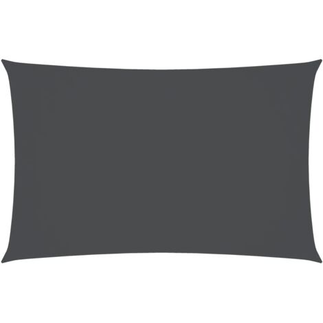 Voile d'ombrage - Toile solaire - Voile de parasol Tissu Oxford rectangulaire 3,5x5 m Anthracite Chic-405034