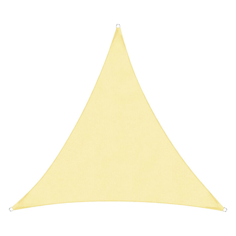 Voile d'ombrage Triangle 222m, Toile Ombrage avec 3 Corde Libre, Auvent Imperméable UV Protection, Imperméable Toile Ombrage pour Jardin Terrasse