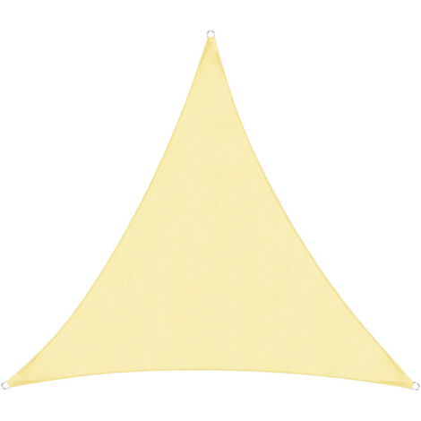 Voile d'ombrage Triangle 222m, Toile Ombrage avec 3 Corde Libre, Auvent Imperméable UV Protection, Imperméable Toile Ombrage pour Jardin Terrasse Extérieur Patio Piscine Balcon