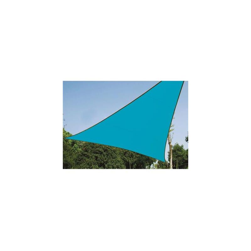 VOILE SOLAIRE - TRIANGLE - 3.6 x 3.6 x 3.6 m - COULEUR : BLEU CIEL GSS3360BL RI8378