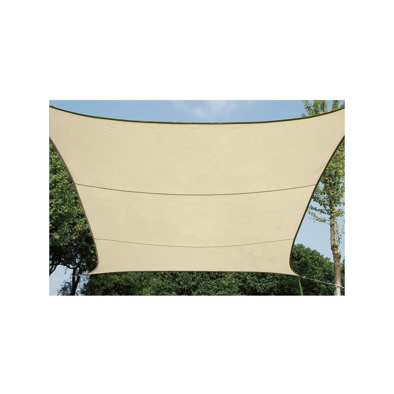Voile Solaire Perméable - Carré - 5 X 5 M - Couleur : Champagne Velleman Gss4500pe