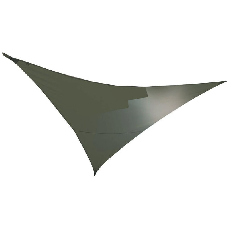 Voile d'ombrage triangulaire serenity - 3,60 x 3,60 x 3,60 m - Kaki Jardiline