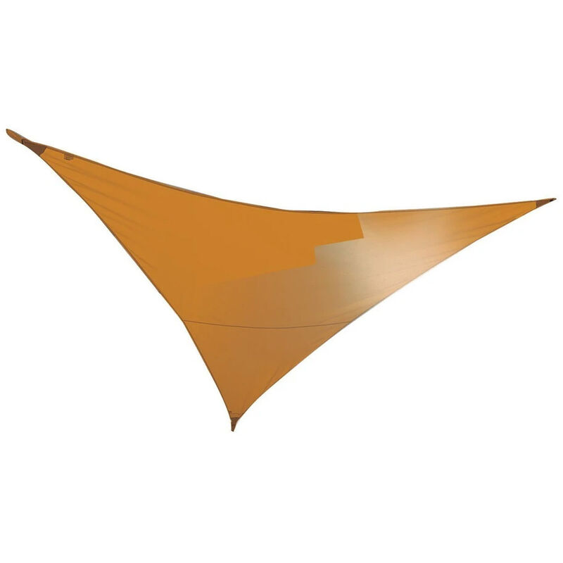Voile d'ombrage triangulaire SERENITY - 3,60 x 3,60 x 3,60 m - Mangue - Jardiline
