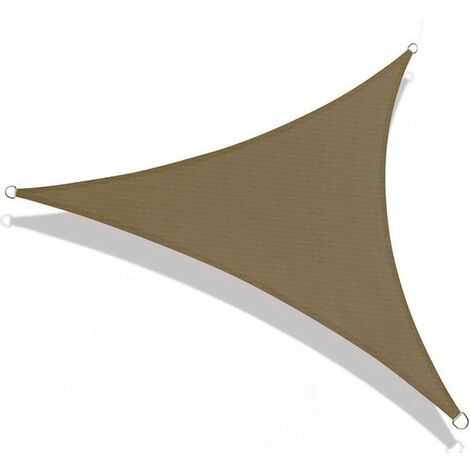 Voile d'Ombrage - Triangulaire - 3,6m x 3,6m x 3,6m - Anthracite