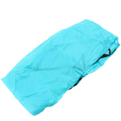 Voile d'ombrage triangulaire imperméable - Protection UV pour terrasse, jardin, bleu lac
