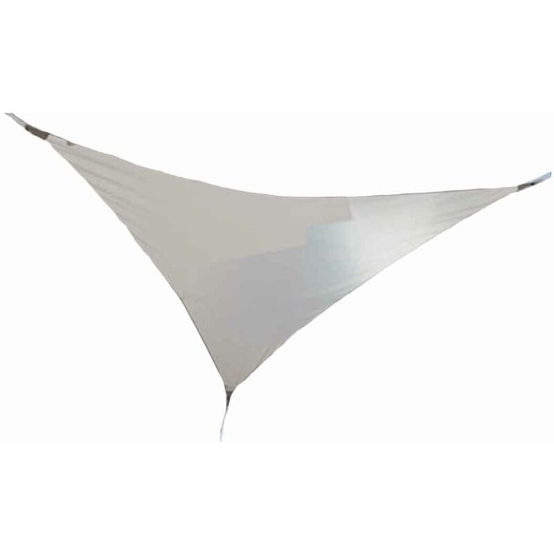 Voile d'ombrage triangulaire serenity 3,60 x 3,60 x 3,60 m - Taupe Jardiline