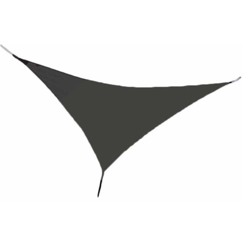 Voile d'ombrage triangulaire serenity 3,60 x 3,60 x 3,60 m - Noir Jardiline