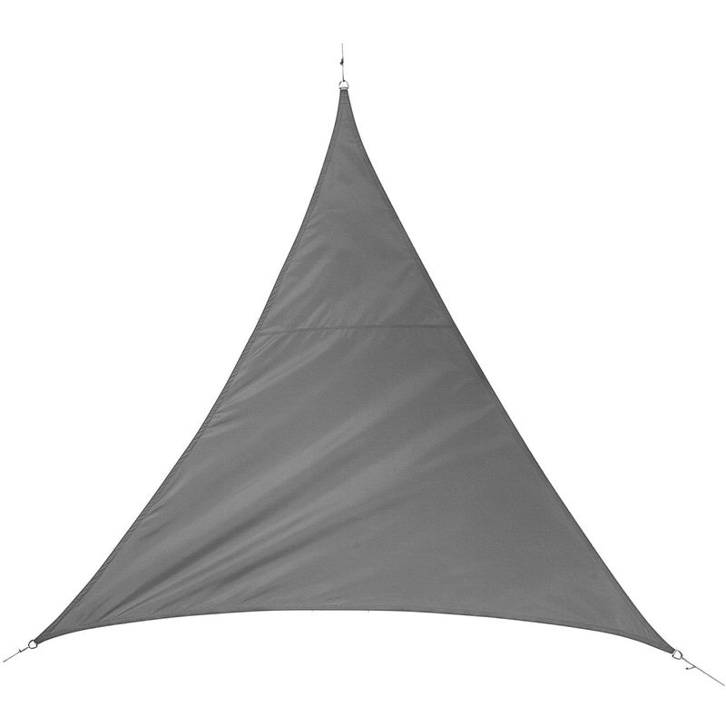 Hesperide - Voile d'ombrage triangulaire Quito - l. 300 cm - 300 x 300 x 300 - Gris foncé