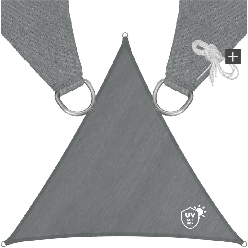 Voile d'ombrage triangulaire Triangulaire avec une protection UV 50+