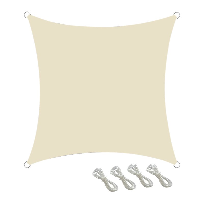 Voile d'ombrage uv pour jardin, abri pour plantes, 4 x 4 m, respirante, pour serre, terrasse, camping, arrière-cour, piscine