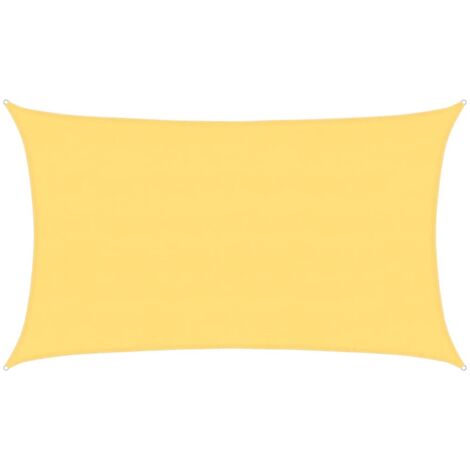 Voile d'ombrage Voile de parasol - 160 g/m² Beige 5x8 m PEHD BV762171 - BonneVie