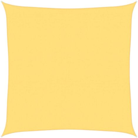 Voile d'ombrage Voile de parasol - 160 g/m² Beige 7x7 m PEHD BV253042 - BonneVie